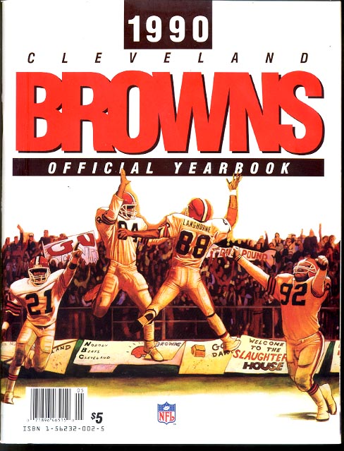 1990 browns media guide
